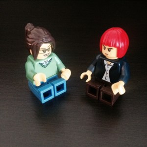 Interview in progress. This is serious business.